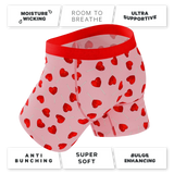 The Suckered In | Heart Lollipop Ball Hammock® Pouch Underwear With Fly - Shinesty - Flyclothing LLC