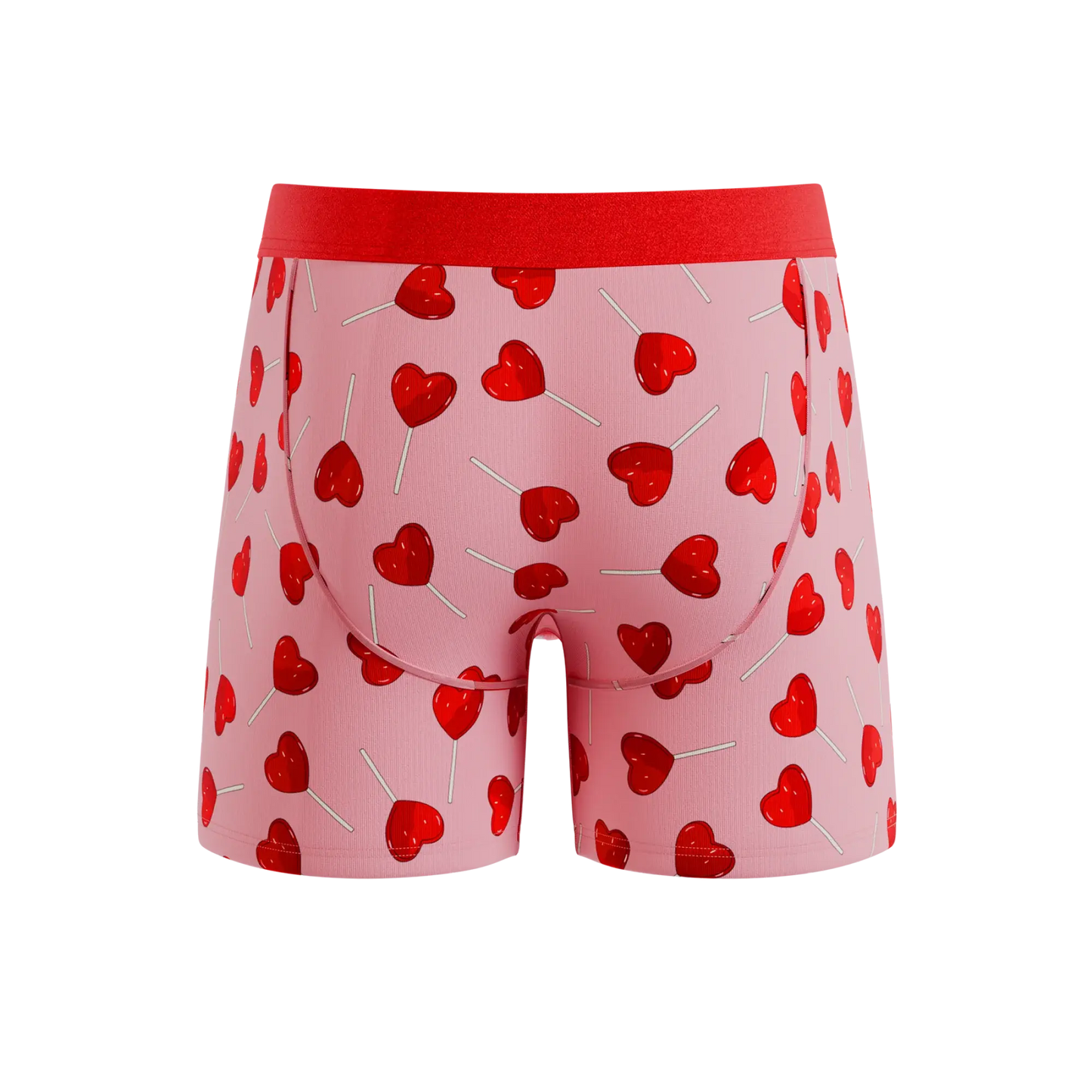 The Suckered In | Heart Lollipop Ball Hammock® Pouch Underwear With Fly - Shinesty - Flyclothing LLC