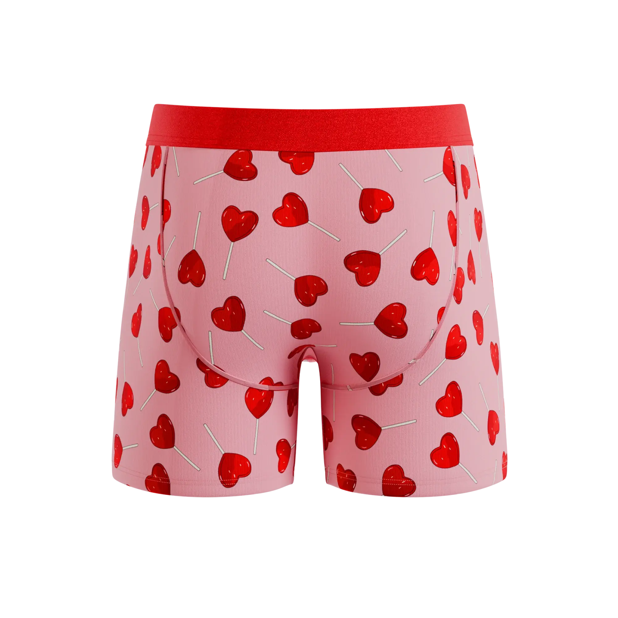 The Suckered In | Heart Lollipop Ball Hammock® Pouch Underwear With Fly - Shinesty - Flyclothing LLC