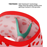 The Suckered In | Heart Lollipop Long Leg Ball Hammock® Pouch Underwear With Fly - Shinesty - Flyclothing LLC