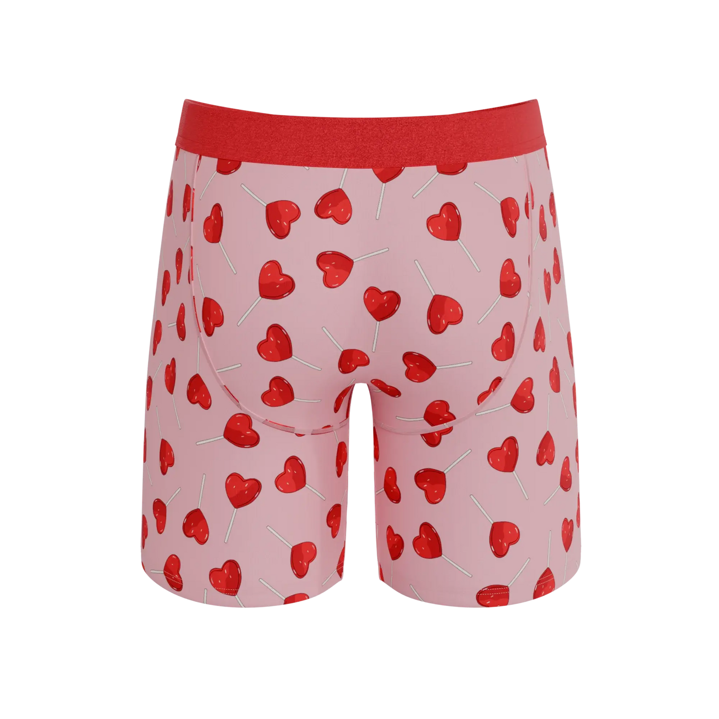 The Suckered In | Heart Lollipop Long Leg Ball Hammock® Pouch Underwear With Fly - Shinesty - Flyclothing LLC