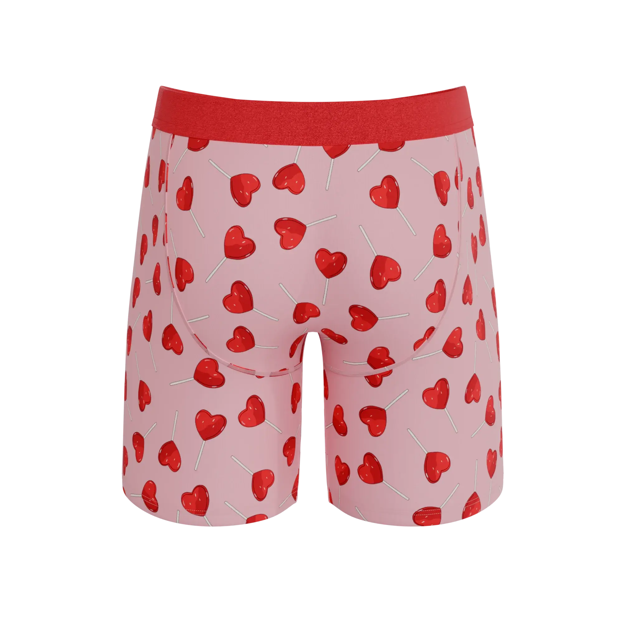 The Suckered In | Heart Lollipop Long Leg Ball Hammock® Pouch Underwear With Fly - Shinesty - Flyclothing LLC