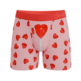 The Suckered In | Heart Lollipop Ball Hammock® Pouch Underwear With Fly - Shinesty - Flyclothing LLC