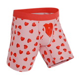 The Suckered In | Heart Lollipop Long Leg Ball Hammock® Pouch Underwear With Fly - Shinesty - Flyclothing LLC