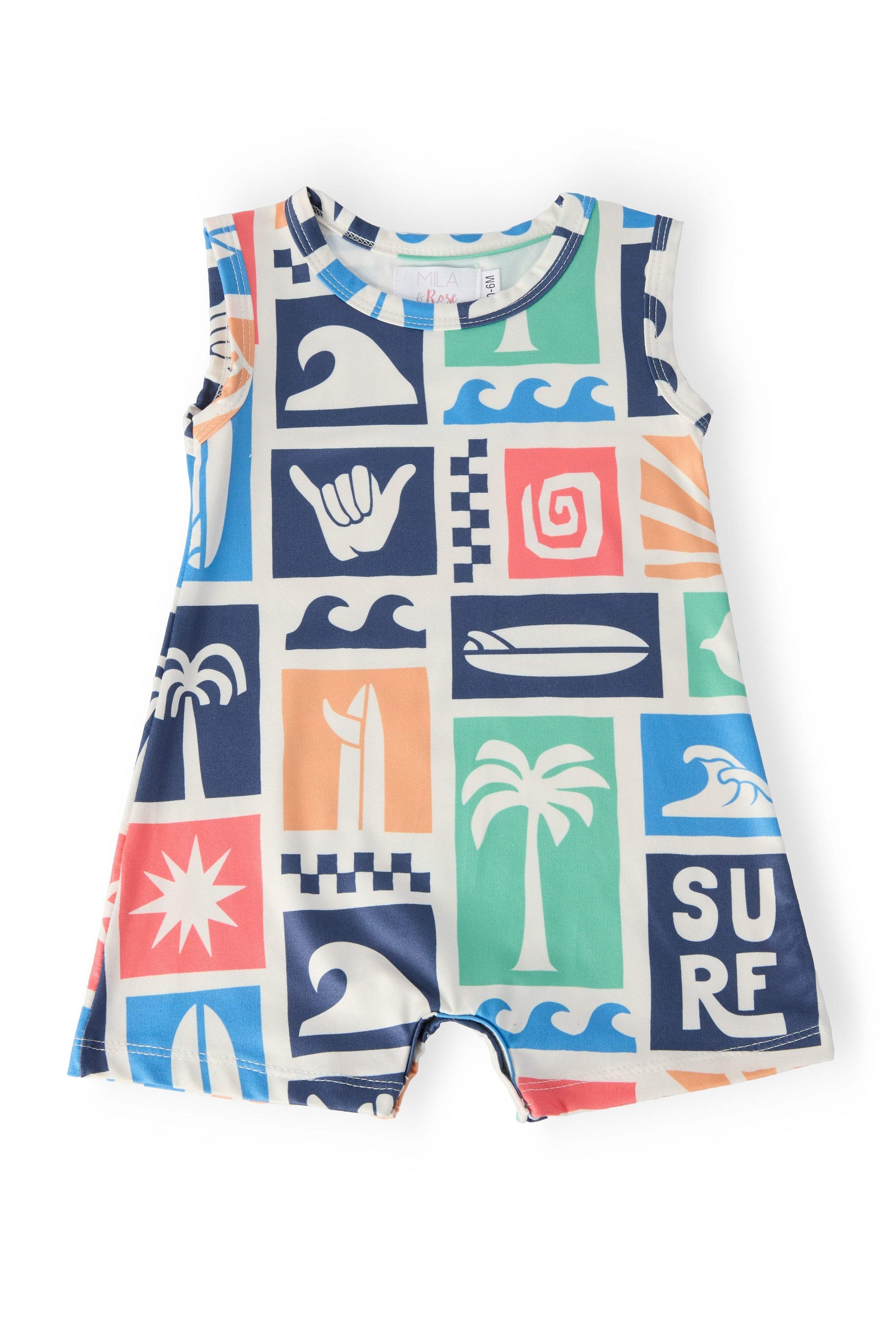 Summer Surfer Shorty One-Piece - Mila & Rose ® - Flyclothing LLC