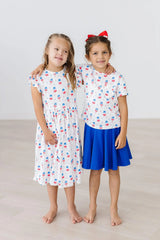 Summer Sweets Flutter Sleeve Twirl Dress - Mila & Rose ® - Flyclothing LLC