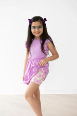 Summer Watercolor Twirl Shorts - Mila & Rose ® - Flyclothing LLC