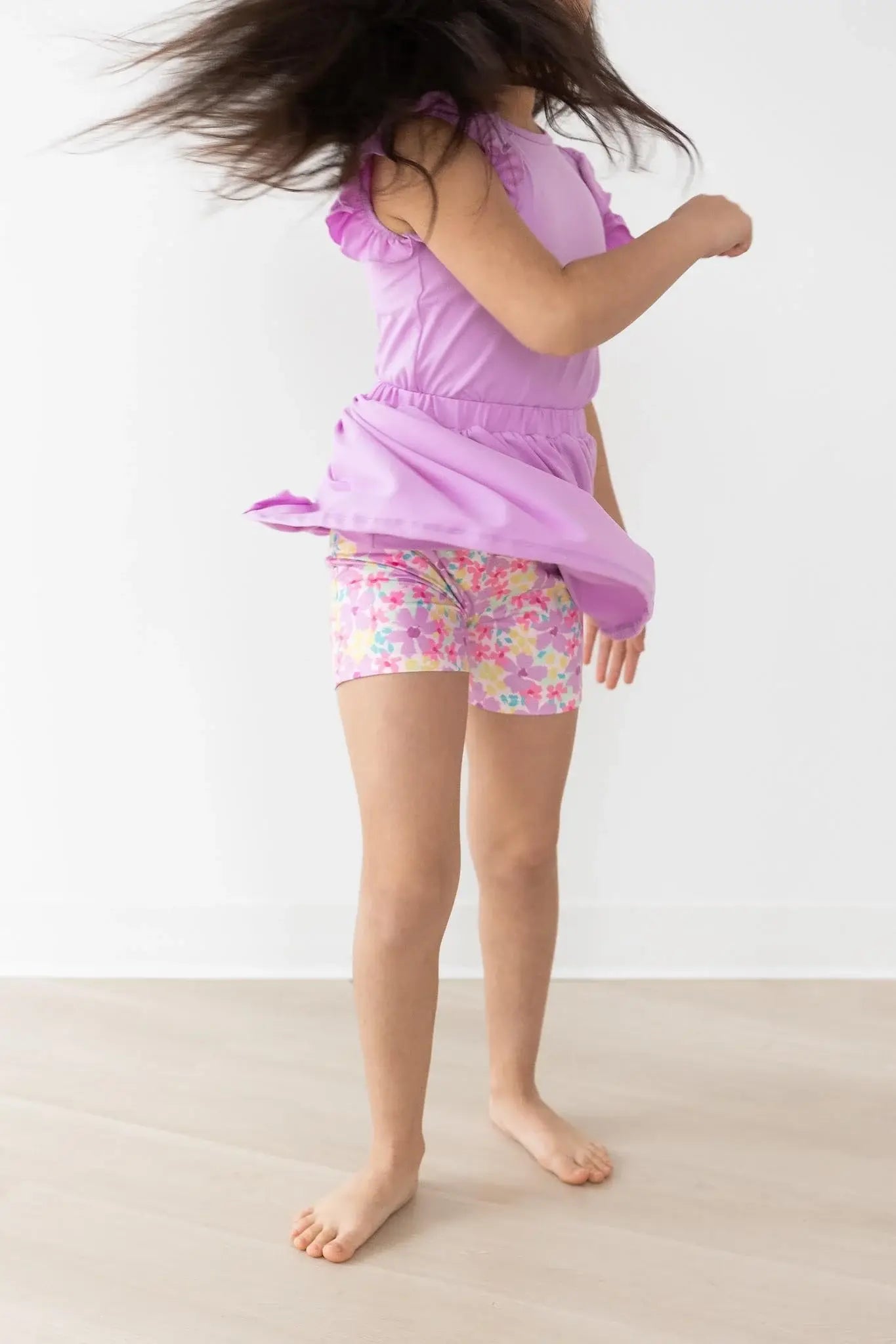 Summer Watercolor Twirl Shorts - Mila & Rose ® - Flyclothing LLC
