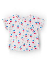 Summer Sweets Ruffle Pocket Tee - Mila & Rose ® - Flyclothing LLC