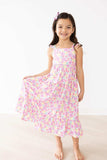 Summer Watercolor Floral Ruffle Maxi Dress - Mila & Rose ® - Flyclothing LLC