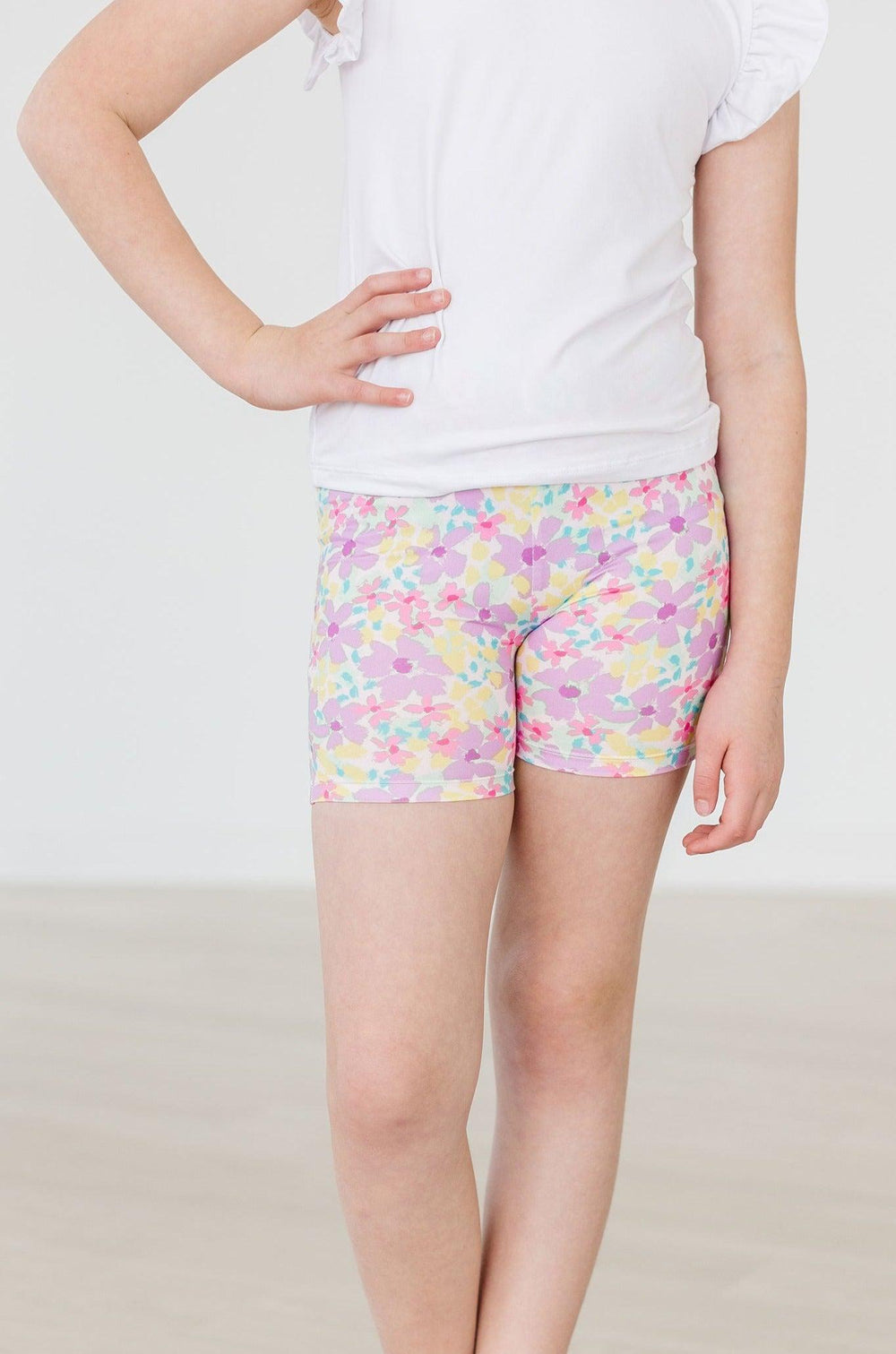 Summer Watercolor Twirl Shorts - Mila & Rose ®