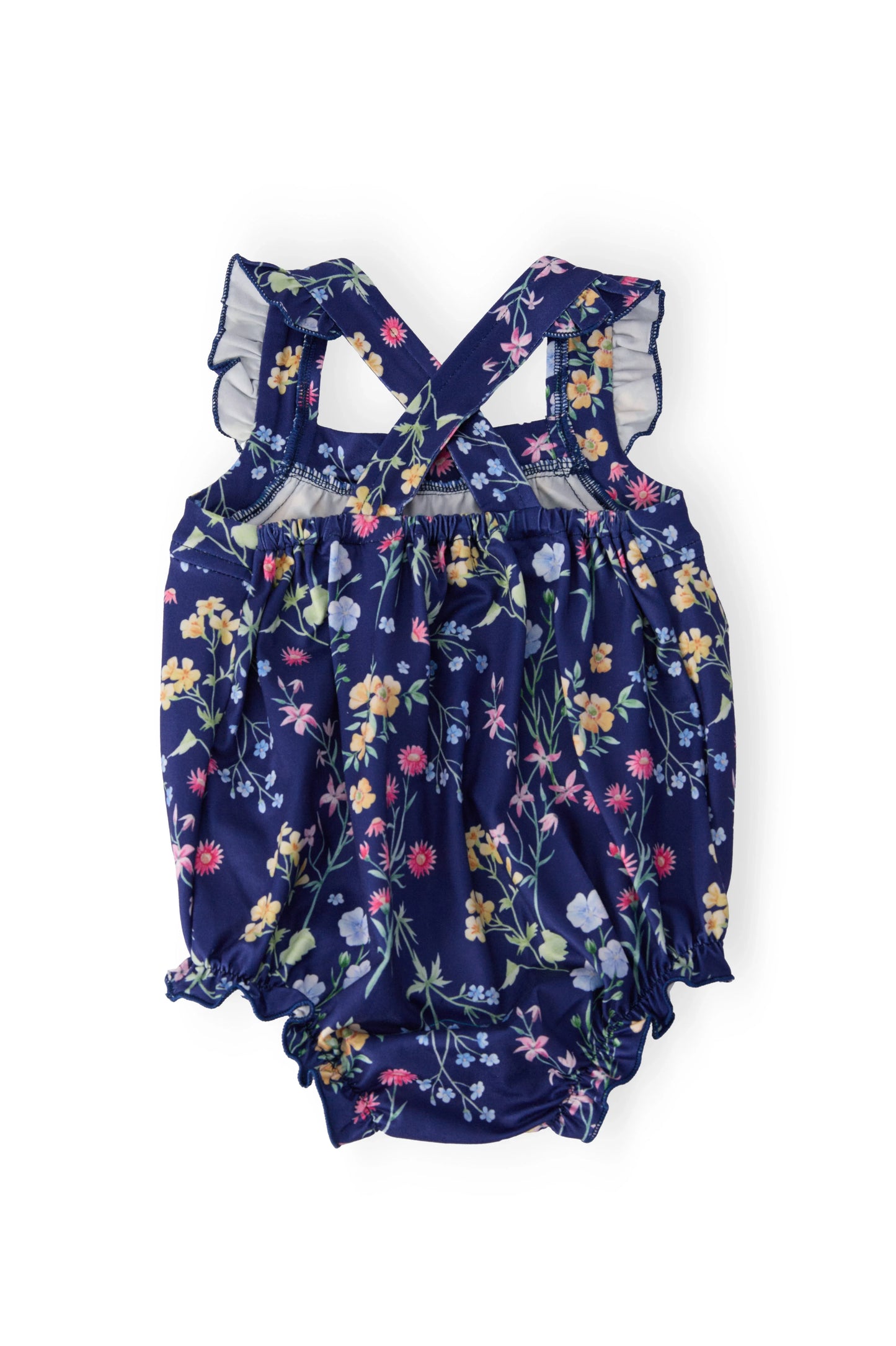Sunny Meadow Ruffle Cross Back Romper - Mila & Rose ® - Flyclothing LLC