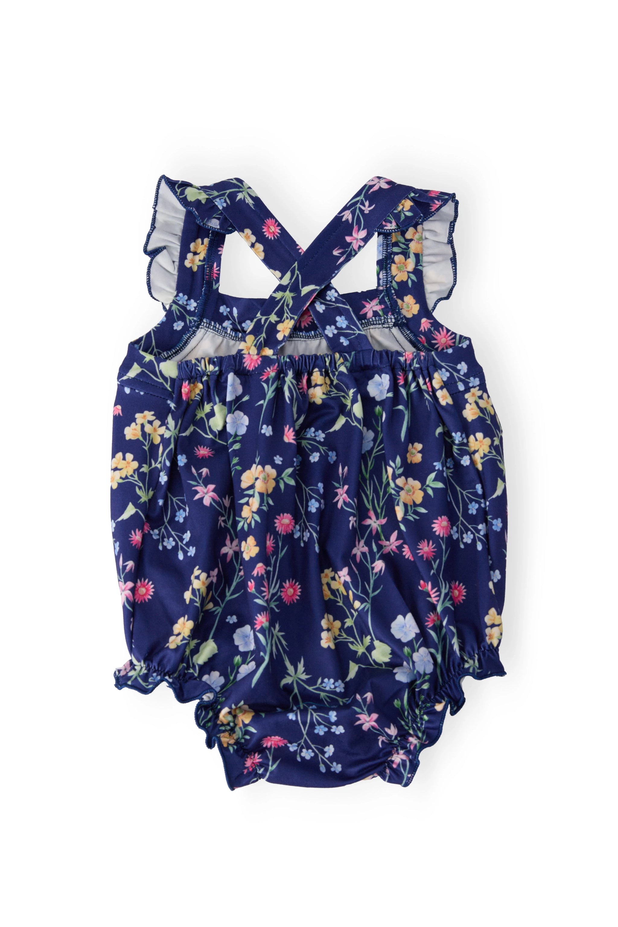 Sunny Meadow Ruffle Cross Back Romper - Mila & Rose ® - Flyclothing LLC