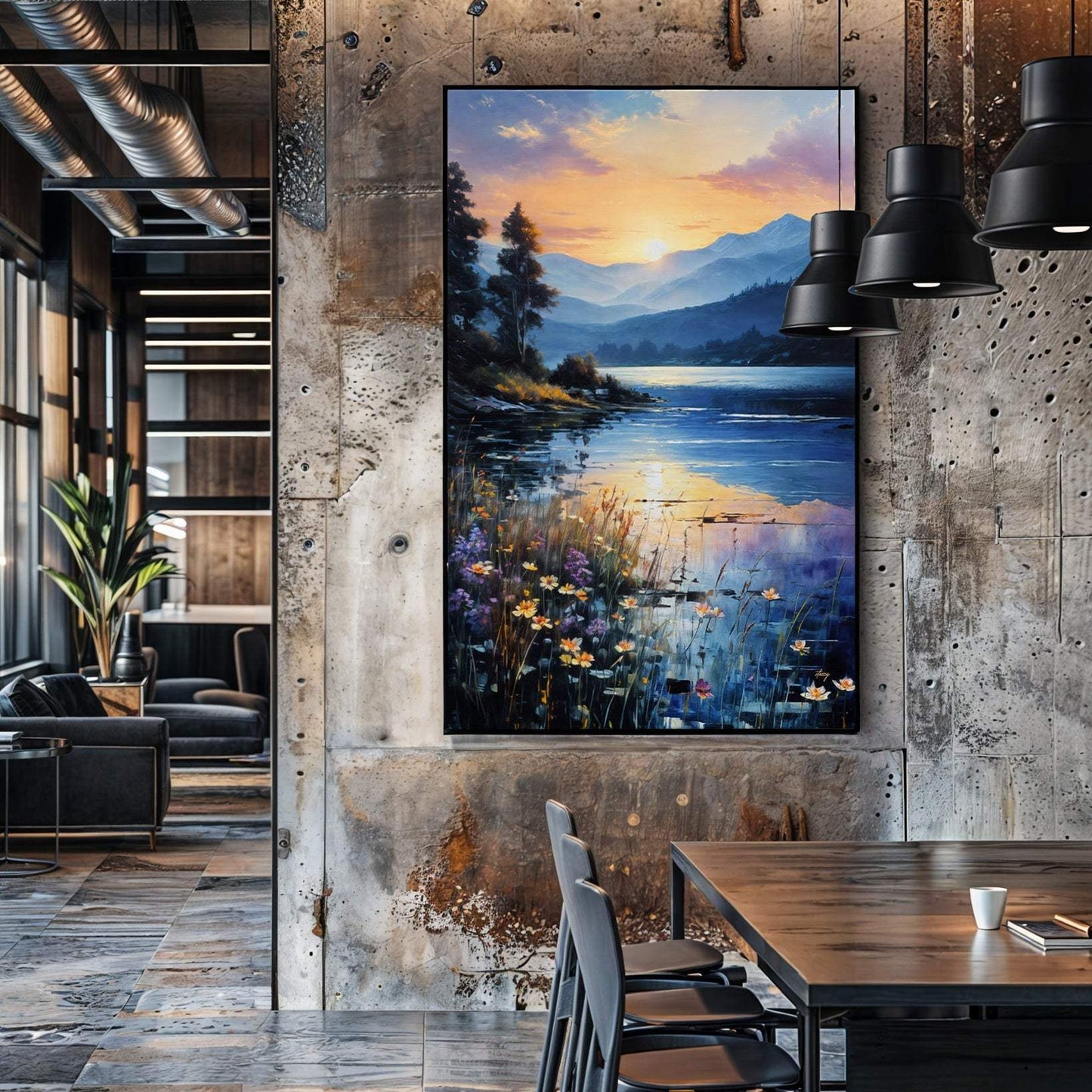 Canvas Print: "Sunset Journey" - Tailored Canvases - Flyclothing LLC