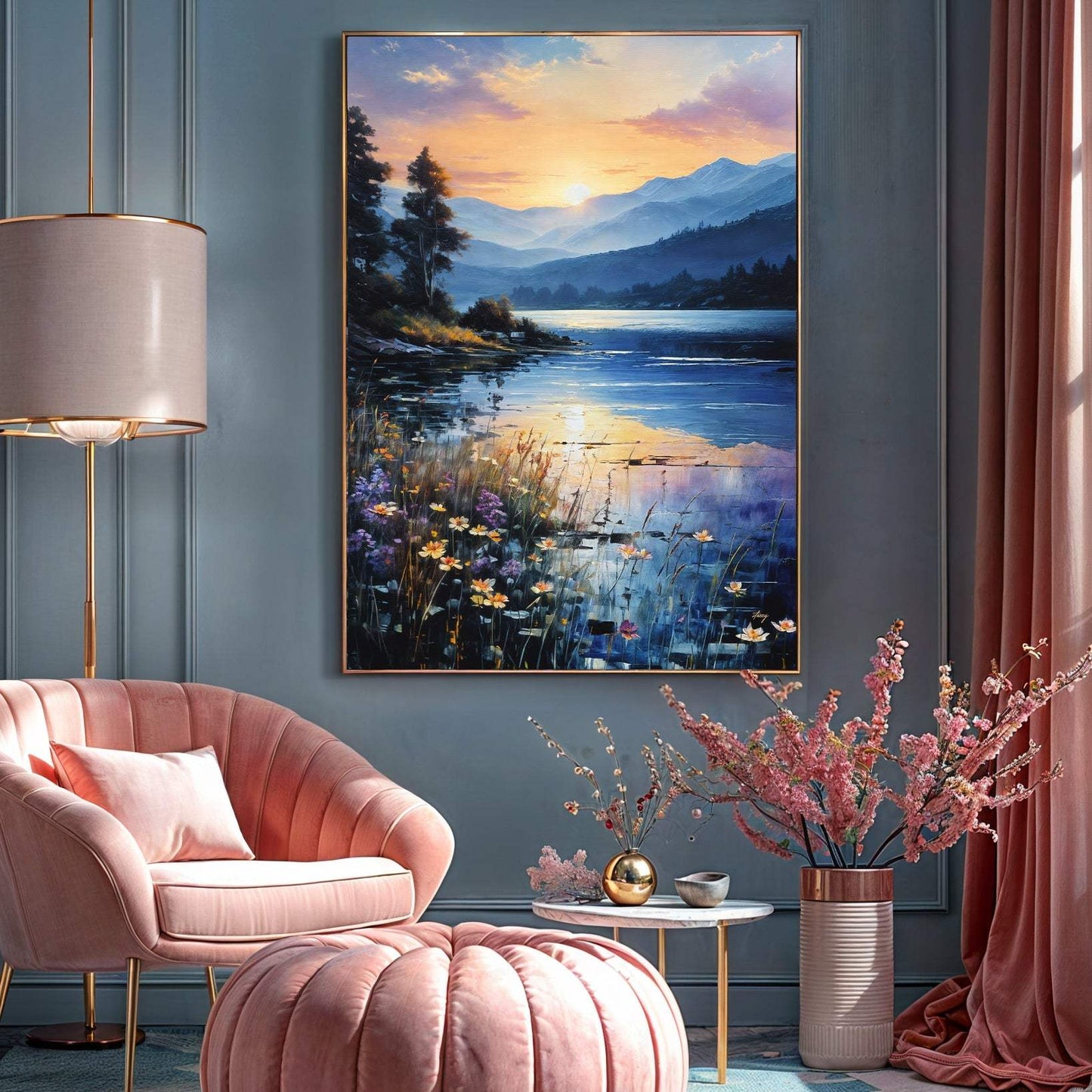 Canvas Print: "Sunset Journey" - Tailored Canvases - Flyclothing LLC