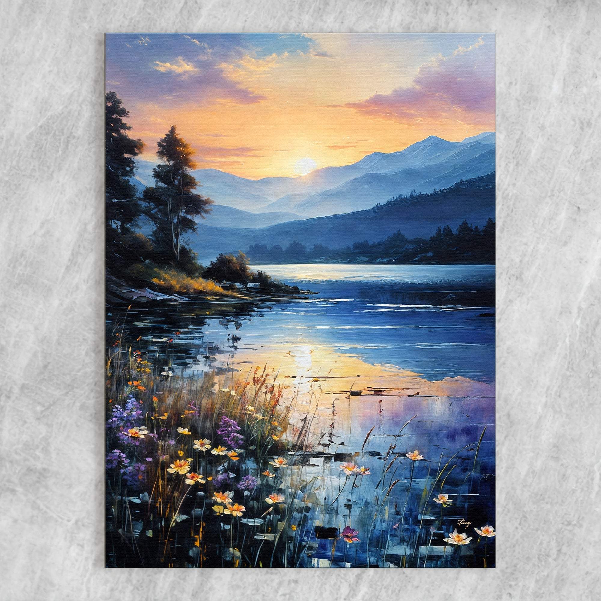 Canvas Print: "Sunset Journey" - Tailored Canvases - Flyclothing LLC