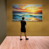 Canvas Print: "Sunset Surge" - Tailored Canvases - Flyclothing LLC