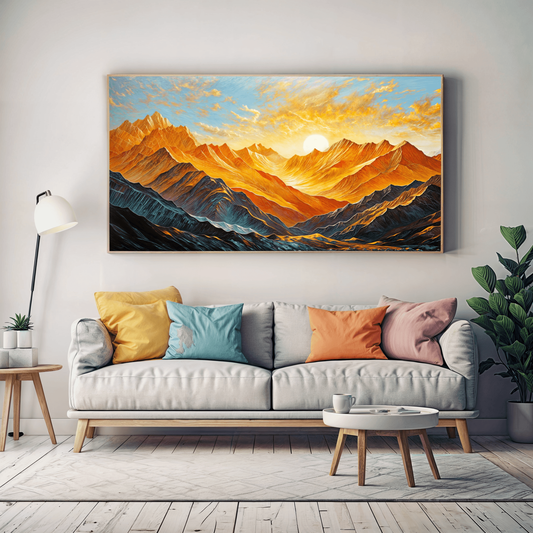 Canvas Print: "Sunset Surge" - Tailored Canvases - Flyclothing LLC