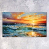 Canvas Print: "Sunset Surge" - Tailored Canvases - Flyclothing LLC