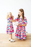 Sunshine Garden Smocked Ruffle Dress