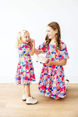 Sunshine Garden Smocked Ruffle Dress - Mila & Rose ® - Flyclothing LLC