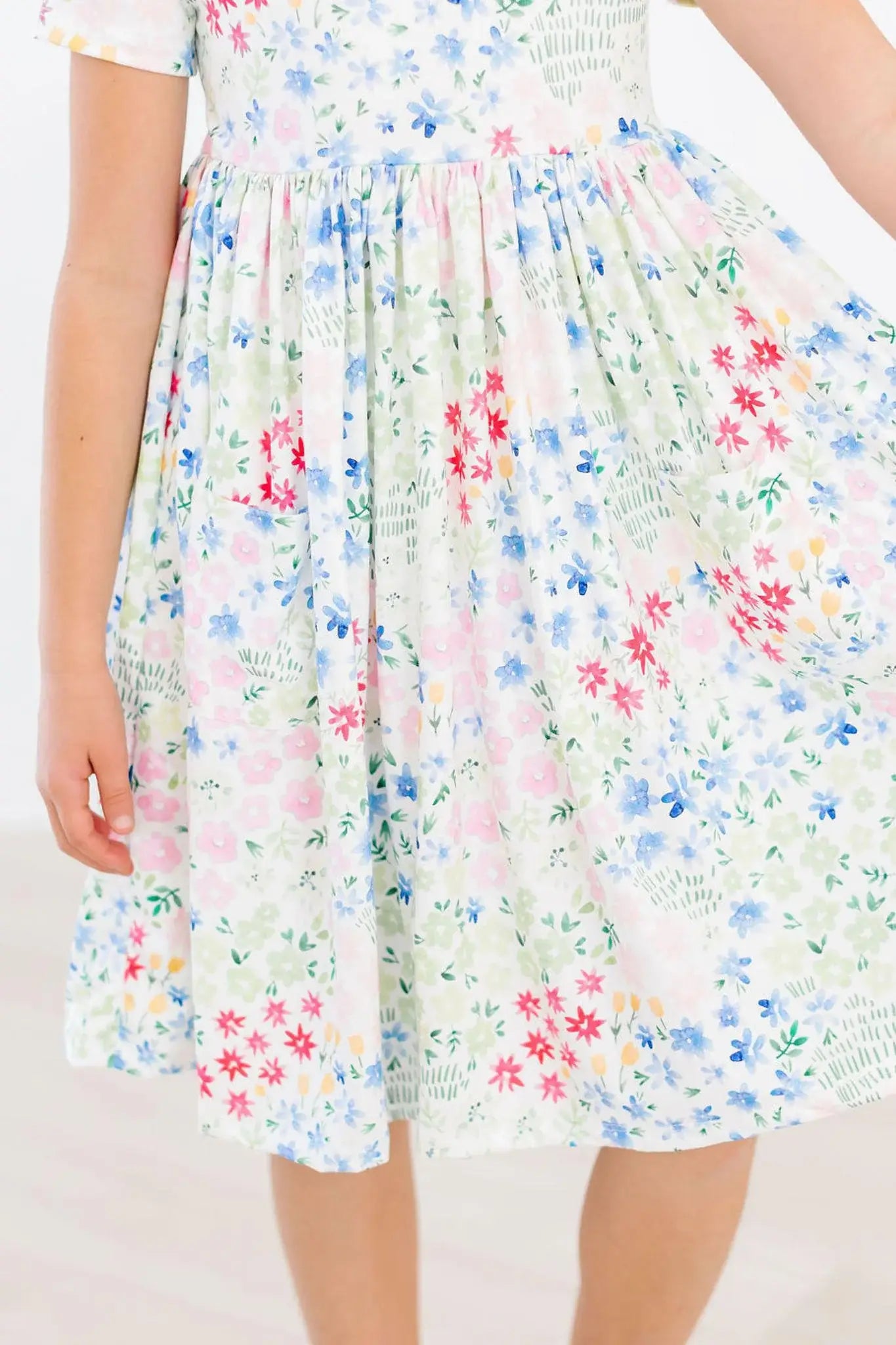 Sunshine Meadows S/S Pocket Twirl Dress - Mila & Rose ® - Flyclothing LLC