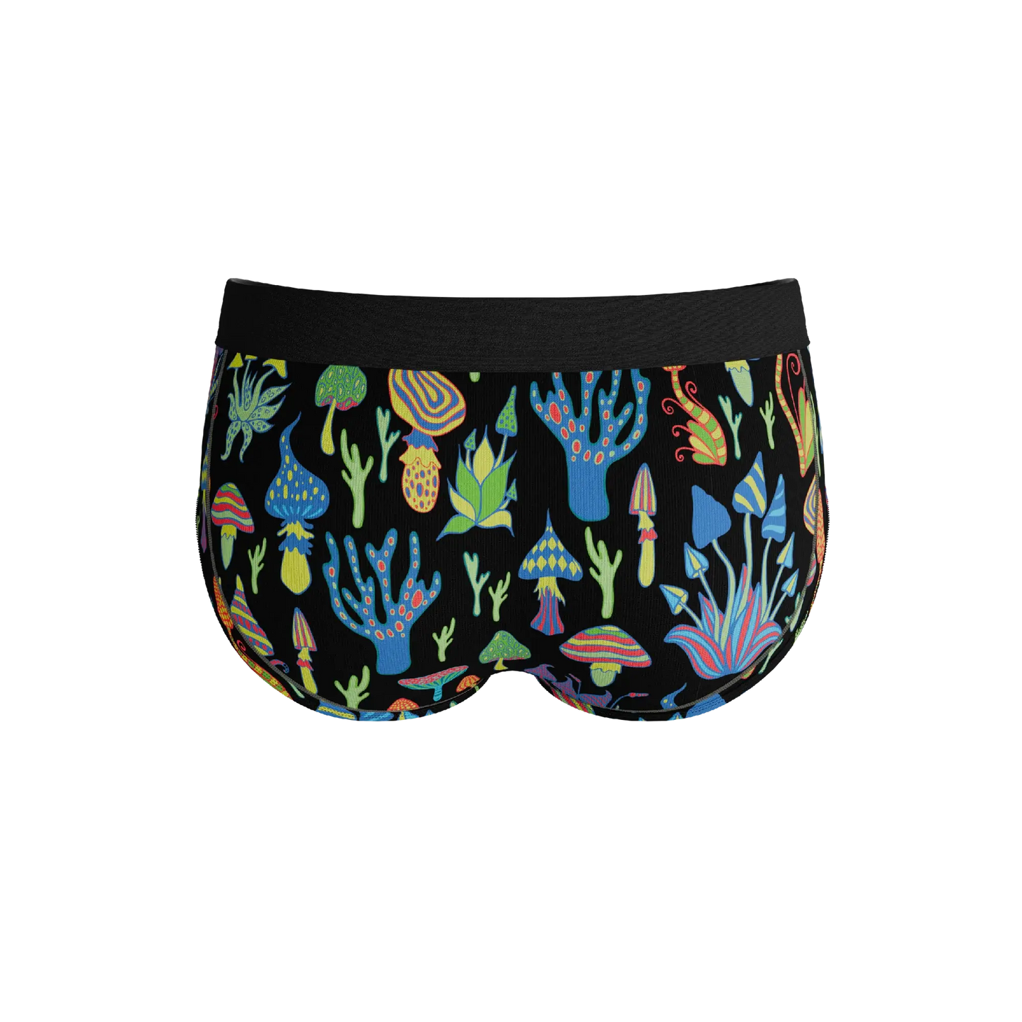 The Super Shroom | Neon Mushrooms Ball Hammock® Pouch Underwear Briefs - Shinesty - Flyclothing LLC