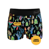 The Super Shroom | Neon Mushrooms Ball Hammock® Pouch Trunks Underwear - Shinesty - Flyclothing LLC