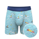 The Surfin' Turf | Shinesty Surfer Ball Hammock® Pouch Underwear With Fly - Shinesty - Flyclothing LLC