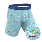 The Surfin' Turf | Shinesty Surfer Long Leg Ball Hammock® Pouch Underwear With Fly - Shinesty - Flyclothing LLC