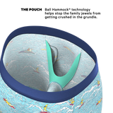 The Surfin' Turf | Shinesty Surfer Long Leg Ball Hammock® Pouch Underwear With Fly - Shinesty - Flyclothing LLC