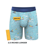 The Surfin' Turf | Shinesty Surfer Long Leg Ball Hammock® Pouch Underwear With Fly - Shinesty - Flyclothing LLC