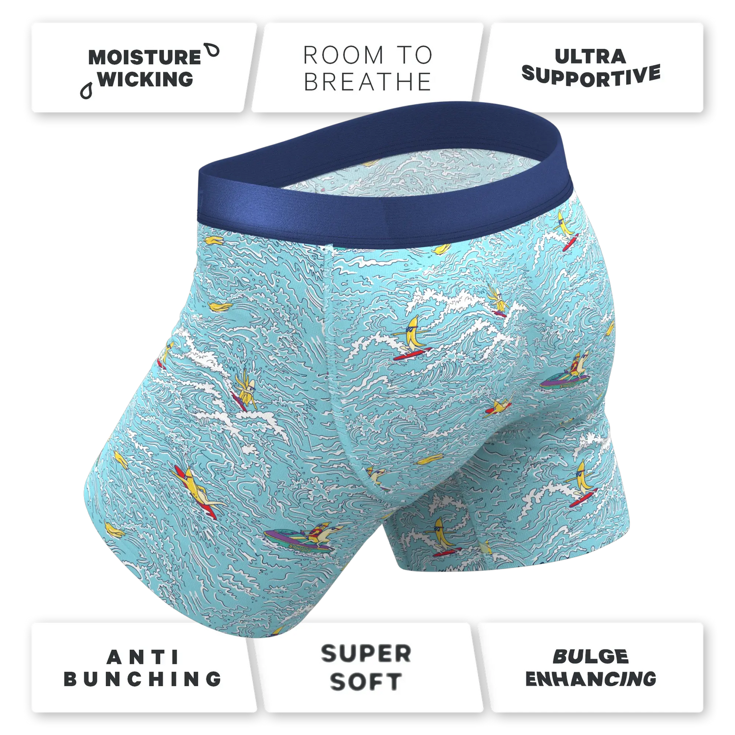The Surfin' Turf | Shinesty Surfer Ball Hammock® Pouch Underwear - Shinesty - Flyclothing LLC