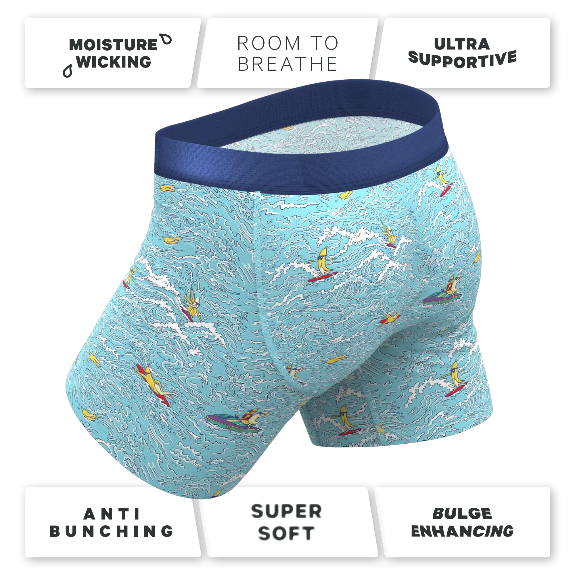 The Surfin' Turf | Shinesty Surfer Ball Hammock® Pouch Underwear - Shinesty - Flyclothing LLC