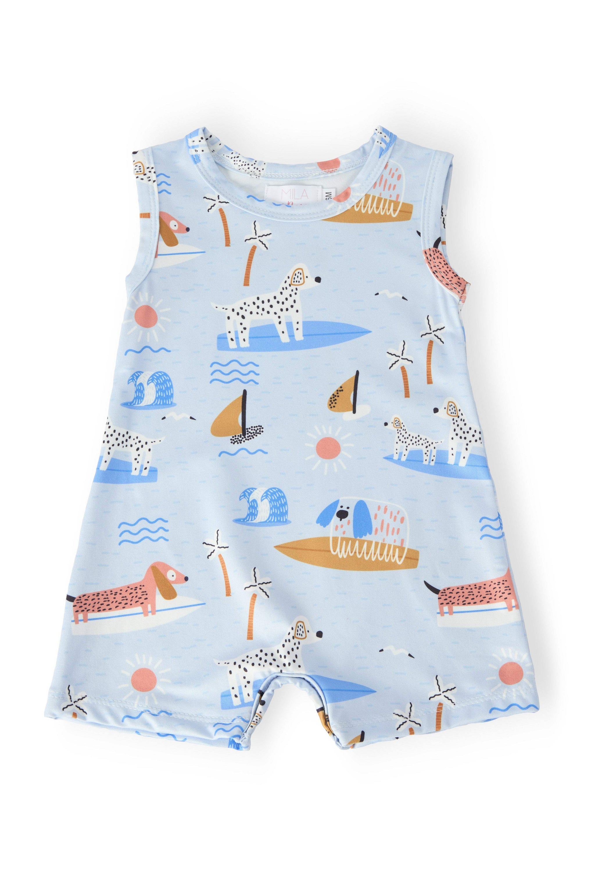Surfs Pup Shorty One-Piece - Mila & Rose ® - Flyclothing LLC