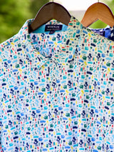 Surfs up Performance Polo - White Water Life - Flyclothing LLC