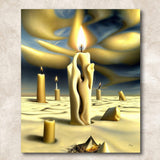 Canvas Print: "Surreal Flames" - Tailored Canvases - Flyclothing LLC