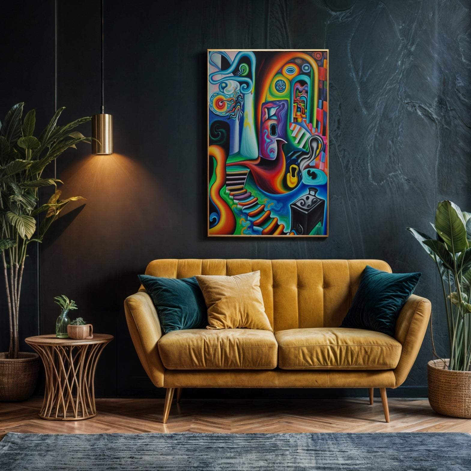 Canvas Print: "Surreal Steps" - Tailored Canvases - Flyclothing LLC