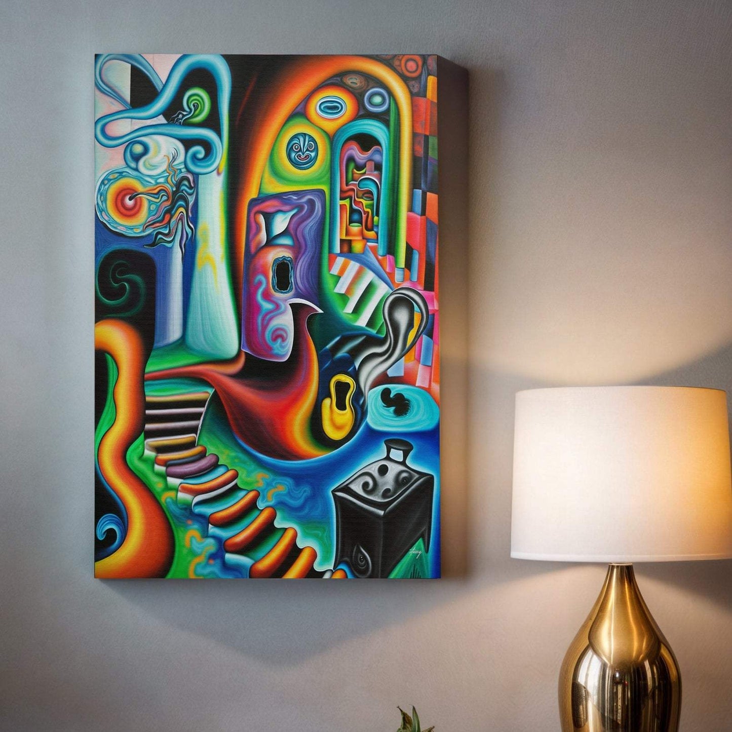 Canvas Print: "Surreal Steps" - Tailored Canvases - Flyclothing LLC