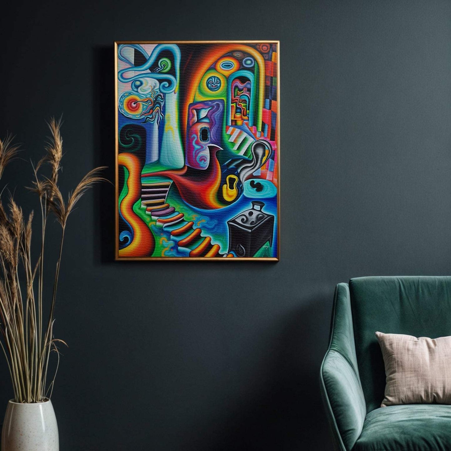 Canvas Print: "Surreal Steps" - Tailored Canvases - Flyclothing LLC