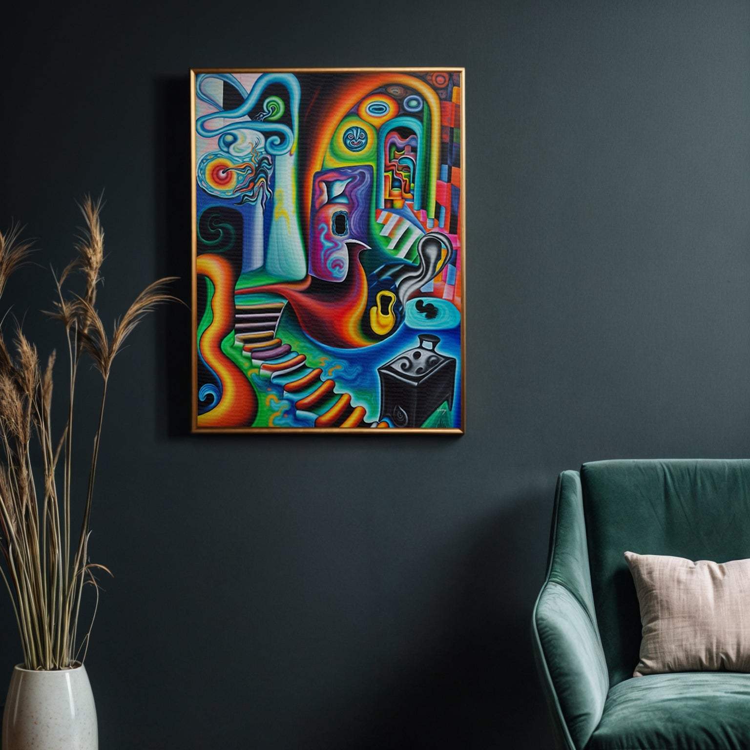 Canvas Print: "Surreal Steps" - Tailored Canvases - Flyclothing LLC