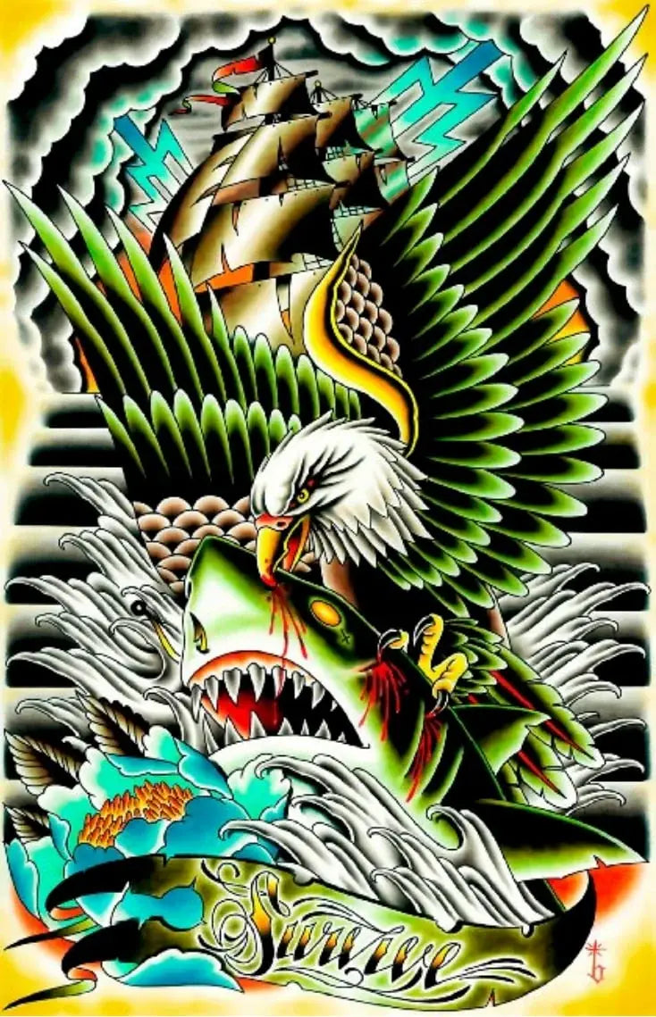 Black Market Art Company Survive Print - Black Market Art Company - Flyclothing LLC