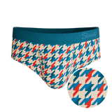 The Swanky | Retro Houndstooth Ball Hammock® Pouch Underwear Briefs - Shinesty - Flyclothing LLC