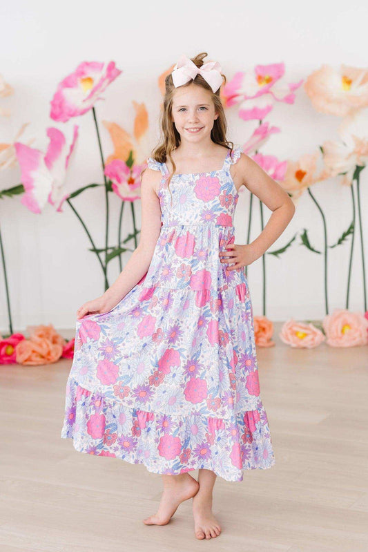 Sweet Springtime Ruffle Maxi Dress - Mila & Rose ® - Flyclothing LLC