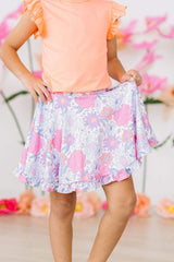 Sweet Springtime Ruffle Twirl Skort - Mila & Rose ® - Flyclothing LLC