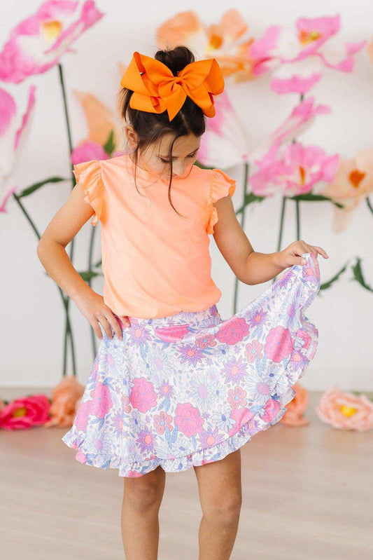 Sweet Springtime Ruffle Twirl Skort - Mila & Rose ® - Flyclothing LLC