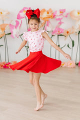 Sweet Strawberries S/S Ruffle Tee - Mila & Rose ® - Flyclothing LLC