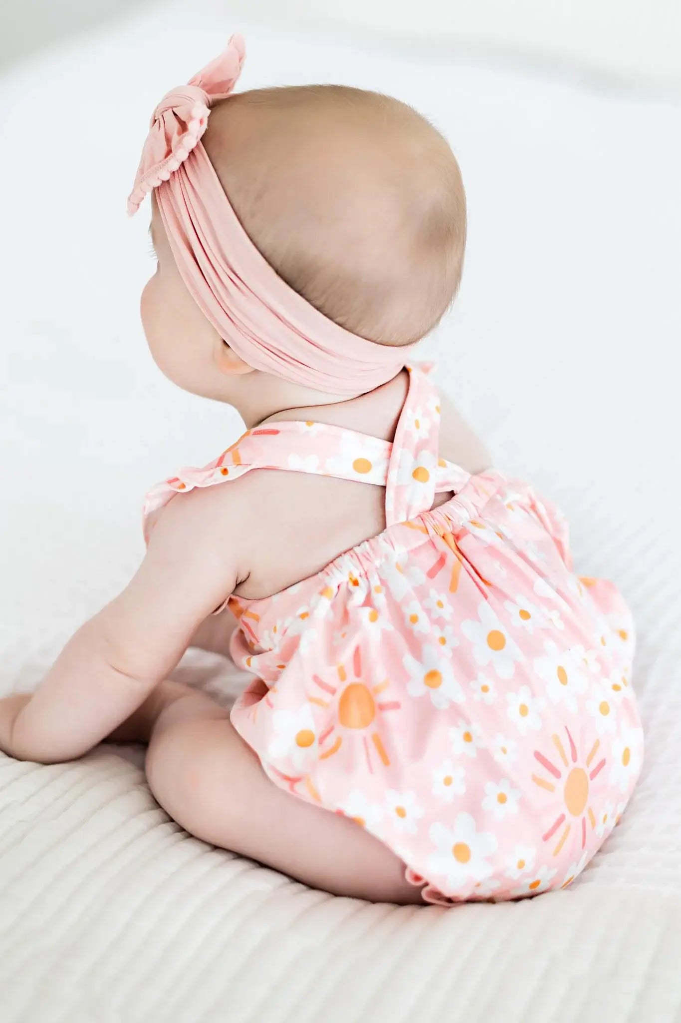 Sweet & Sunny Ruffle Cross Back Romper - Mila & Rose ® - Flyclothing LLC