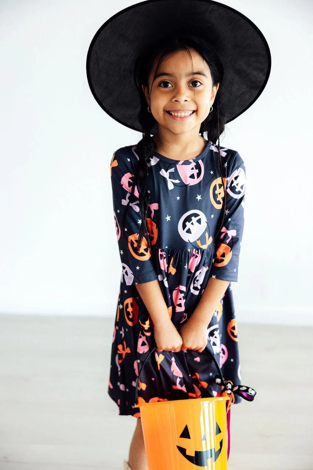 Sweet Tooth 3/4 Sleeve Pocket Twirl Dress - Mila & Rose ® - Flyclothing LLC