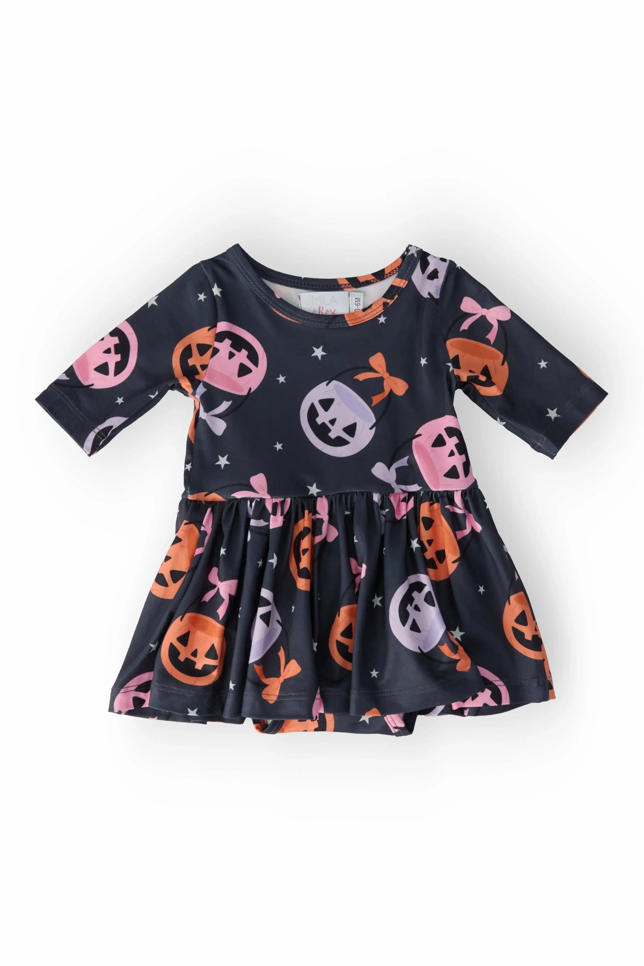 Sweet Tooth 3/4 Sleeve Twirl Bodysuit - Mila & Rose ® - Flyclothing LLC